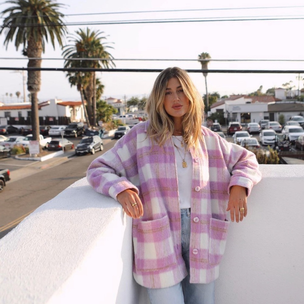 L*SPACE Seaside Shacket Pink size XL